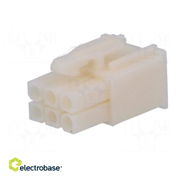 Plug | wire-wire/PCB | female | Mini Universal MATE-N-LOK | 4.14mm image 2