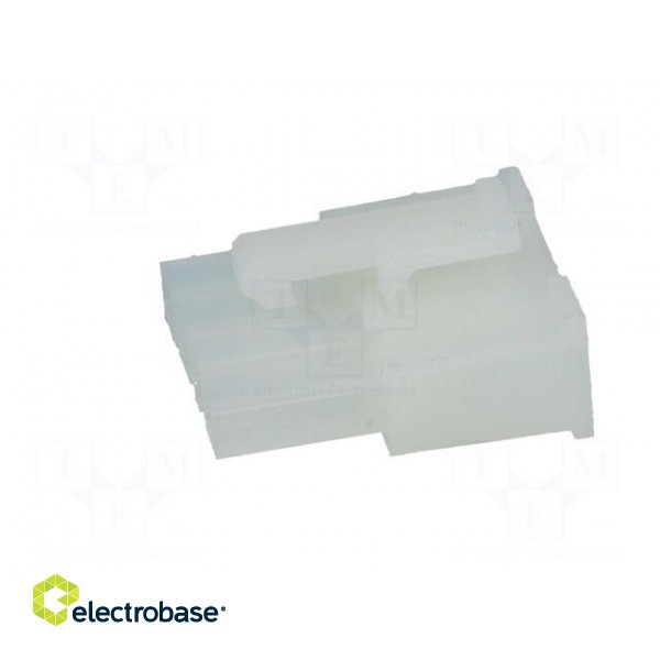 Plug | wire-wire/PCB | female | 4.2mm | PIN: 4 | w/o contacts | for cable image 3