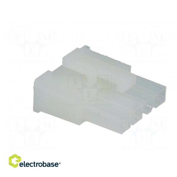 Plug | wire-wire/PCB | female | 4.2mm | PIN: 4 | w/o contacts | for cable image 8