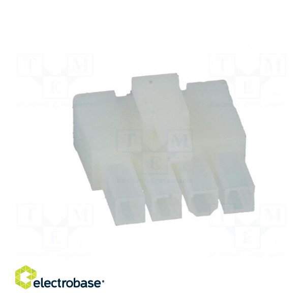 Plug | wire-wire/PCB | female | 4.2mm | PIN: 4 | w/o contacts | for cable image 9