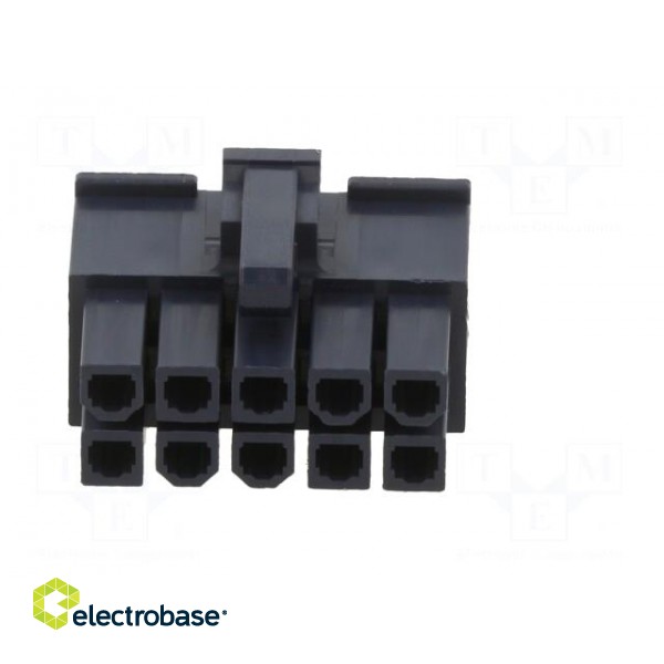 Plug | wire-wire/PCB | female | Mini-Fit Jr | 4.2mm | PIN: 10 | for cable image 9