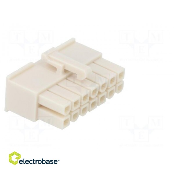 Plug | wire-wire/PCB | female | Mini-Fit Jr | 4.2mm | PIN: 14 | for cable image 8