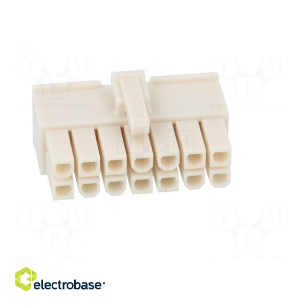 Plug | wire-wire/PCB | female | Mini-Fit Jr | 4.2mm | PIN: 14 | for cable image 9