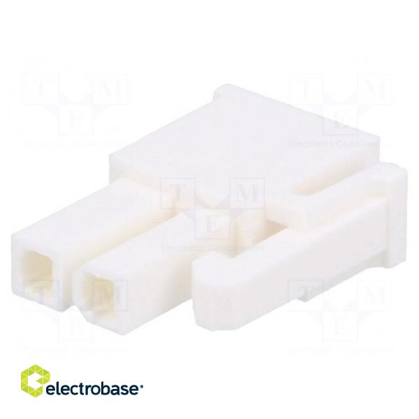 Plug | wire-wire/PCB | female | Minitek® Pwr 4.2 | 4.2mm | PIN: 2 | FCI image 1