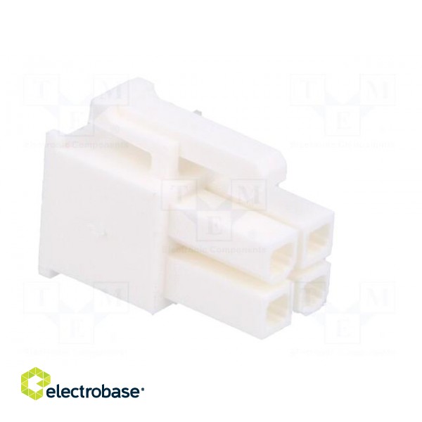 Plug | wire-wire/PCB | female | Minitek® Pwr 4.2 | 4.2mm | PIN: 4 | FCI image 8
