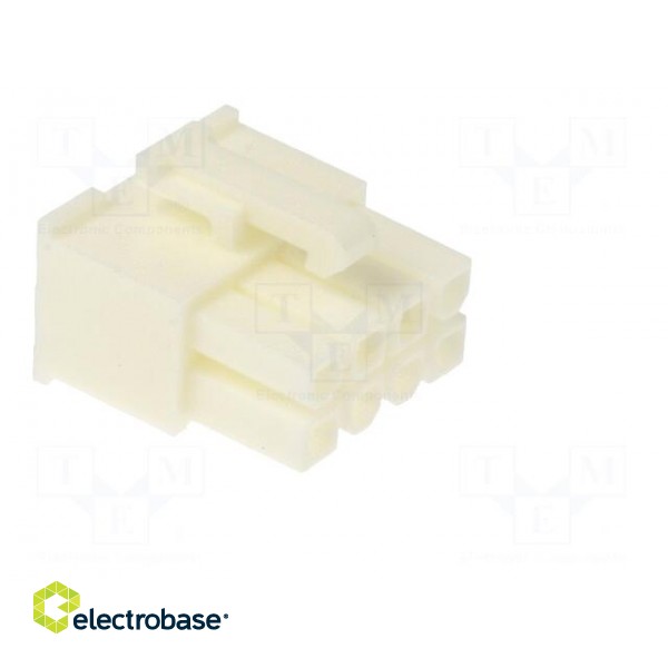Plug | wire-wire/PCB | female | Minitek® Pwr 4.2 | 4.2mm | PIN: 8 | FCI paveikslėlis 8