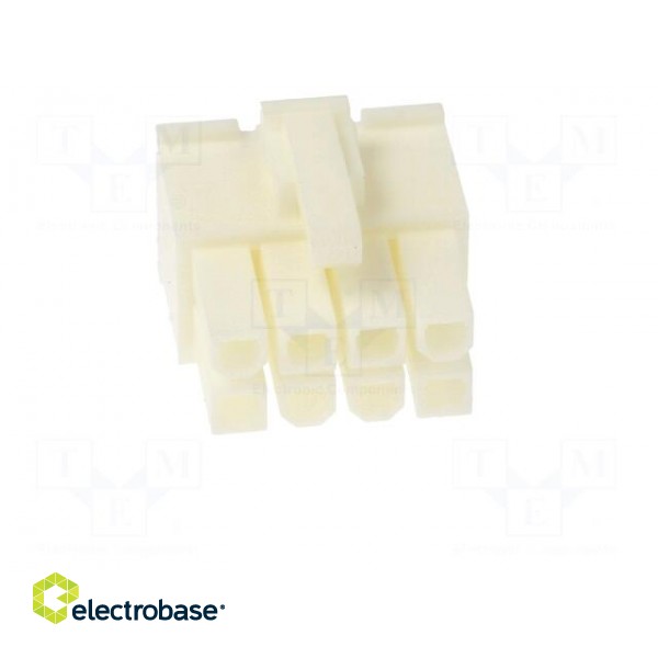Plug | wire-wire/PCB | female | Minitek® Pwr 4.2 | 4.2mm | PIN: 8 | FCI paveikslėlis 9
