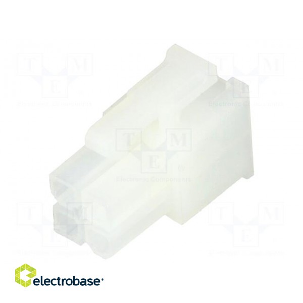 Plug | wire-wire/PCB | female | N42W | 4.2mm | PIN: 4 | w/o contacts | 600V image 1