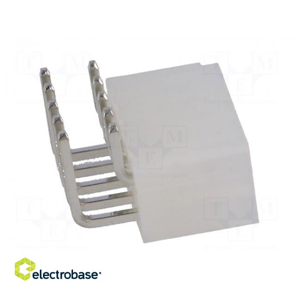 Socket | wire-board | male | MF42 | 4.2mm | PIN: 10 | THT | 7A | tinned image 7
