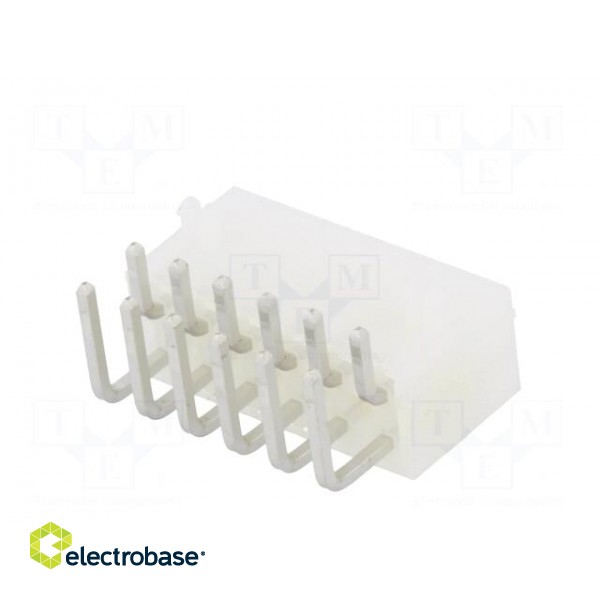Socket | wire-board | male | Mini-Fit Jr | 4.2mm | PIN: 12 | THT | PCB snap image 6