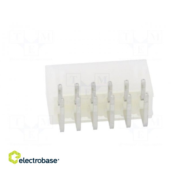 Socket | wire-board | male | Mini-Fit Jr | 4.2mm | PIN: 12 | THT | PCB snap image 5