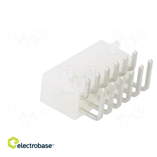 Socket | wire-board | male | Mini-Fit Jr | 4.2mm | PIN: 12 | THT | PCB snap фото 4