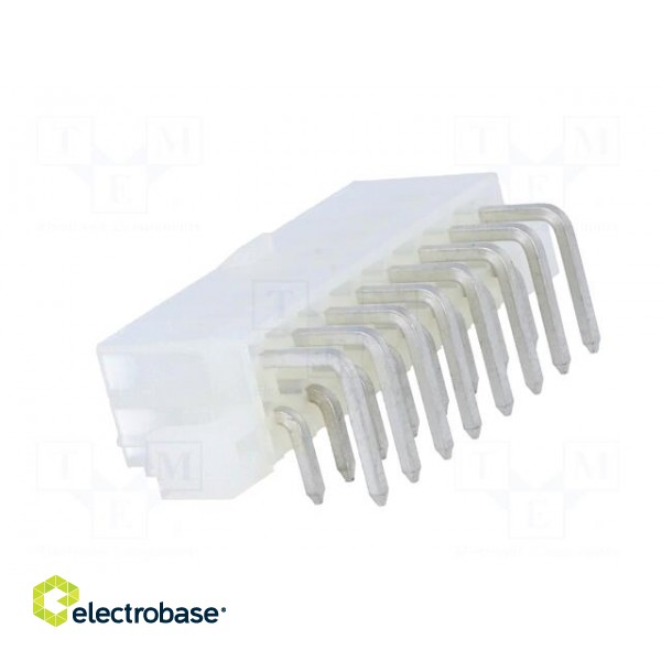 Socket | wire-board | male | Mini-Fit Jr | 4.2mm | PIN: 16 | THT | holders image 4