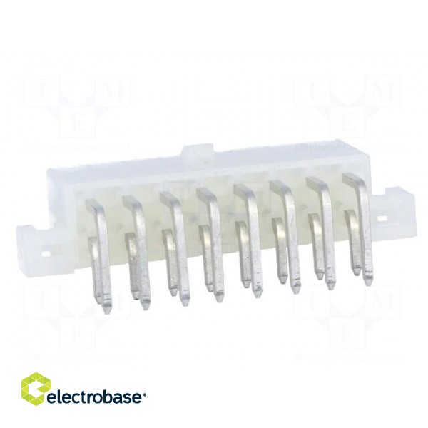 Socket | wire-board | male | Mini-Fit Jr | 4.2mm | PIN: 16 | THT | holders image 5