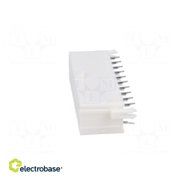 Socket | wire-board | male | Mini-Fit Jr | 4.2mm | PIN: 20 | THT | PCB snap image 3