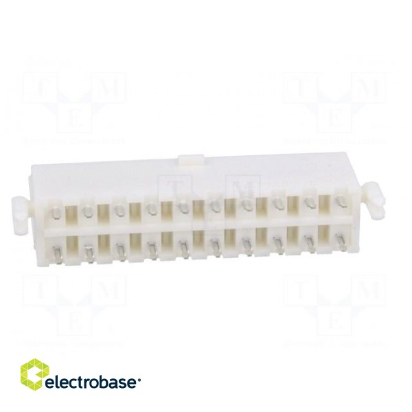 Socket | wire-board | male | Mini-Fit Jr | 4.2mm | PIN: 20 | THT | PCB snap image 5