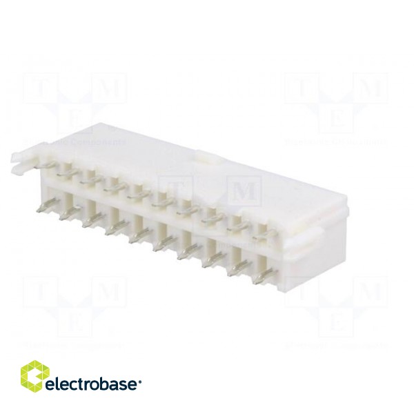 Socket | wire-board | male | Mini-Fit Jr | 4.2mm | PIN: 20 | THT | PCB snap paveikslėlis 6