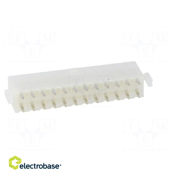 Socket | wire-board | male | Mini-Fit Jr | 4.2mm | PIN: 24 | THT | PCB snap image 5