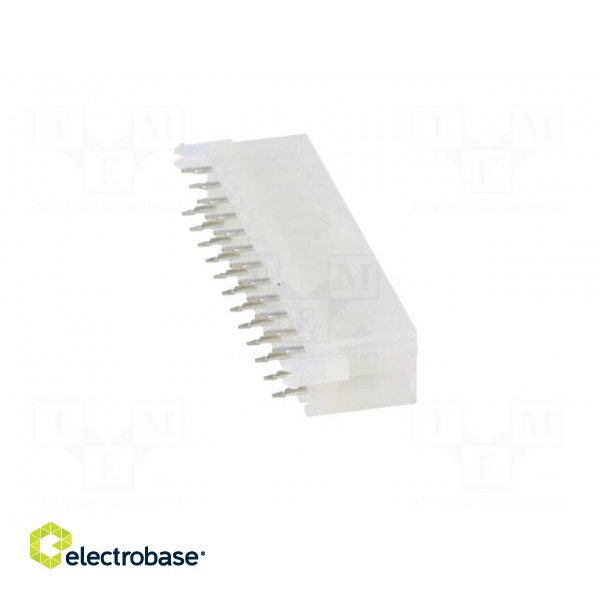 Socket | wire-board | male | Mini-Fit Jr | 4.2mm | PIN: 24 | THT | PCB snap image 7
