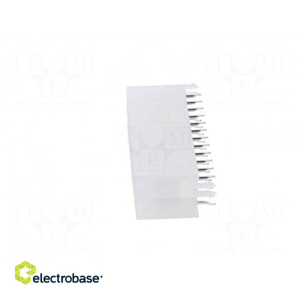 Socket | wire-board | male | Mini-Fit Jr | 4.2mm | PIN: 24 | THT | PCB snap image 3