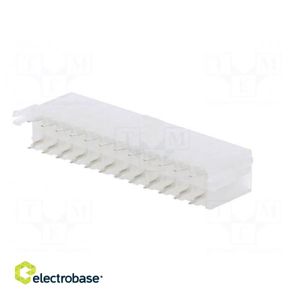 Socket | wire-board | male | Mini-Fit Jr | 4.2mm | PIN: 24 | THT | PCB snap image 6