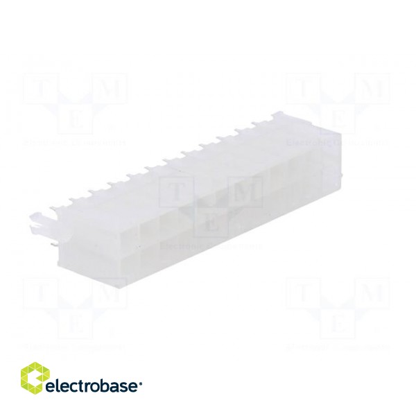 Socket | wire-board | male | Mini-Fit Jr | 4.2mm | PIN: 24 | THT | PCB snap image 8