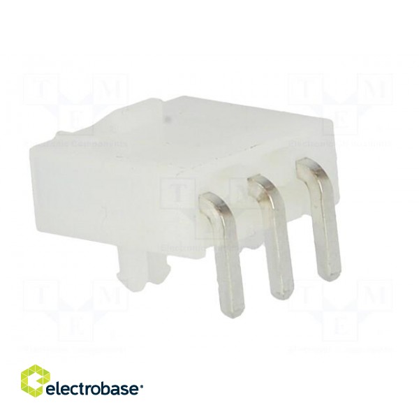 Socket | wire-board | male | Mini-Fit Jr | 4.2mm | PIN: 3 | THT | PCB snap image 4