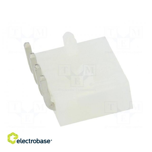 Socket | wire-board | male | Mini-Fit Jr | 4.2mm | PIN: 4 | THT | PCB snap paveikslėlis 7