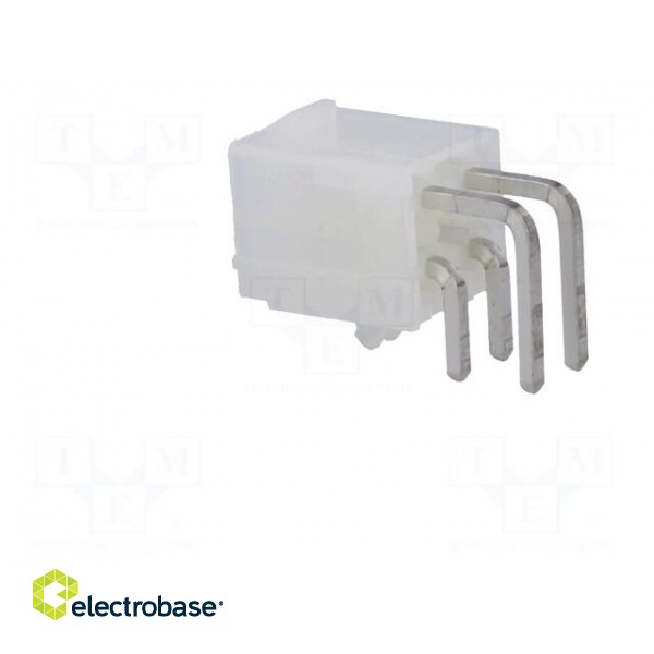 Socket | wire-board | male | Mini-Fit Jr | 4.2mm | PIN: 4 | THT | PCB snap image 4