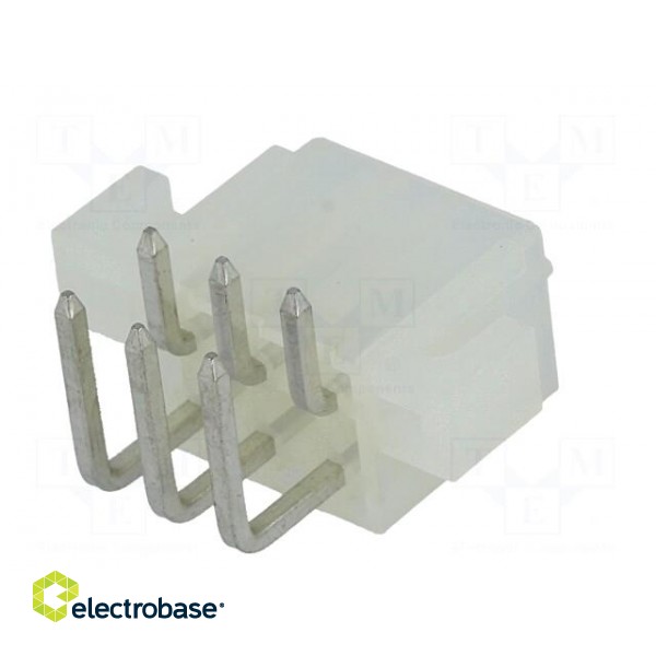 Socket | wire-board | male | Mini-Fit Jr | 4.2mm | PIN: 6 | THT | holders image 6
