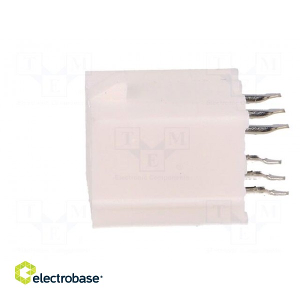 Socket | wire-board | male | Mini-Fit Jr | 4.2mm | PIN: 6 | THT | PCB snap фото 3