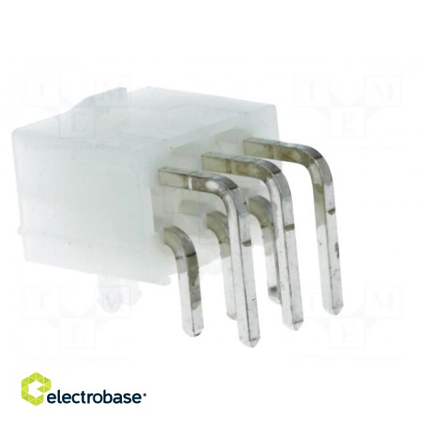 Socket | wire-board | male | Mini-Fit Jr | 4.2mm | PIN: 6 | THT | PCB snap image 4