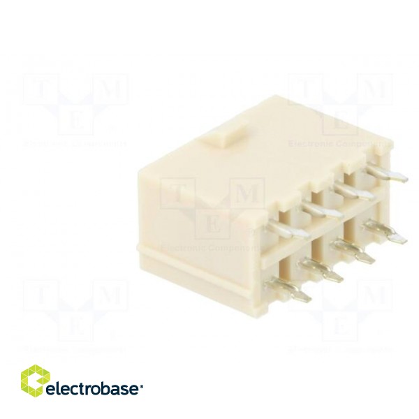 Socket | wire-board | male | Mini-Fit Jr | 4.2mm | PIN: 8 | THT | PCB snap image 4