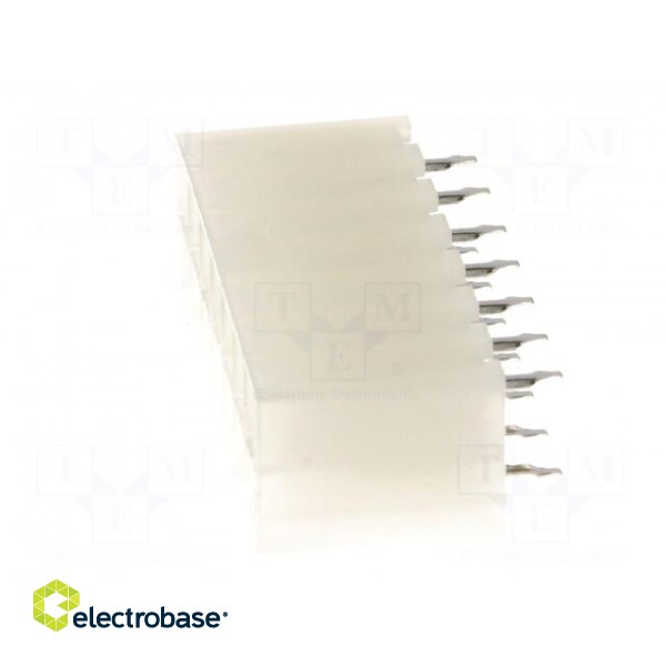 Socket | wire-board | male | N42G | 4.2mm | PIN: 14 | THT | 600V | 9A | tinned image 3