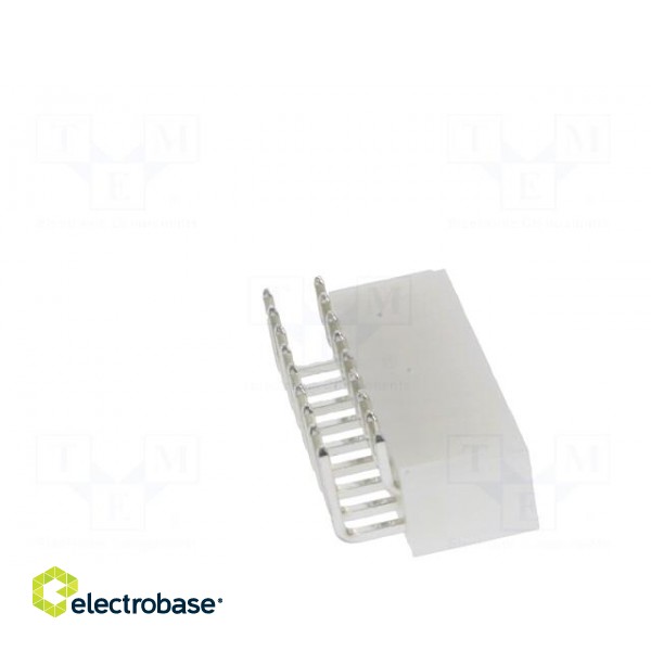 Socket | wire-board | male | N42G | 4.2mm | PIN: 18 | THT | 600V | 9A | tinned image 7