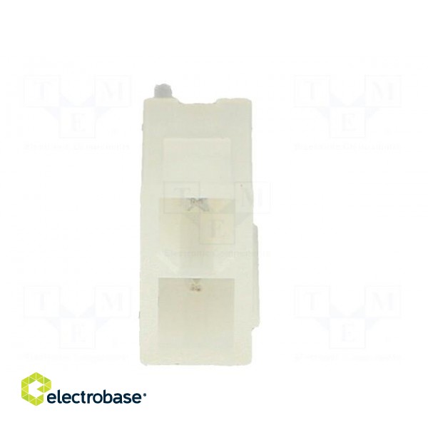 Socket | wire-board | male | N42G | 4.2mm | PIN: 2 | THT | 600V | 9A | tinned image 9