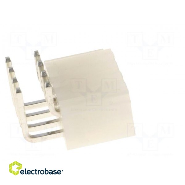 Socket | wire-board | male | N42G | 4.2mm | PIN: 8 | THT | 600V | 9A | tinned image 7