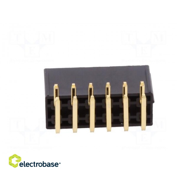 Socket | wire-wire/PCB | male | Minitek Pwr4.2 | 4.2mm | PIN: 12 | THT image 5
