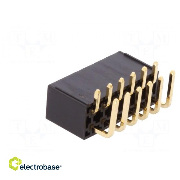 Socket | wire-wire/PCB | male | Minitek Pwr4.2 | 4.2mm | PIN: 12 | THT image 4