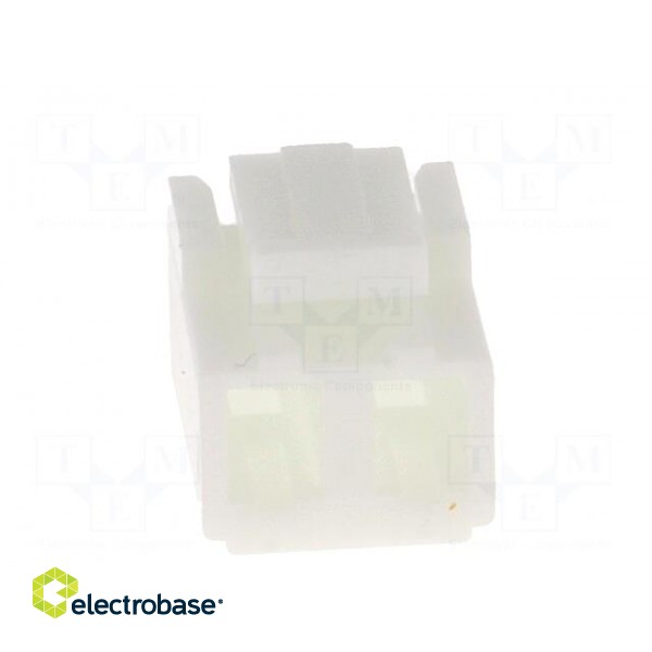 Plug | wire-board | female | 5mm | PIN: 2 | white | Type: w/o contacts paveikslėlis 5