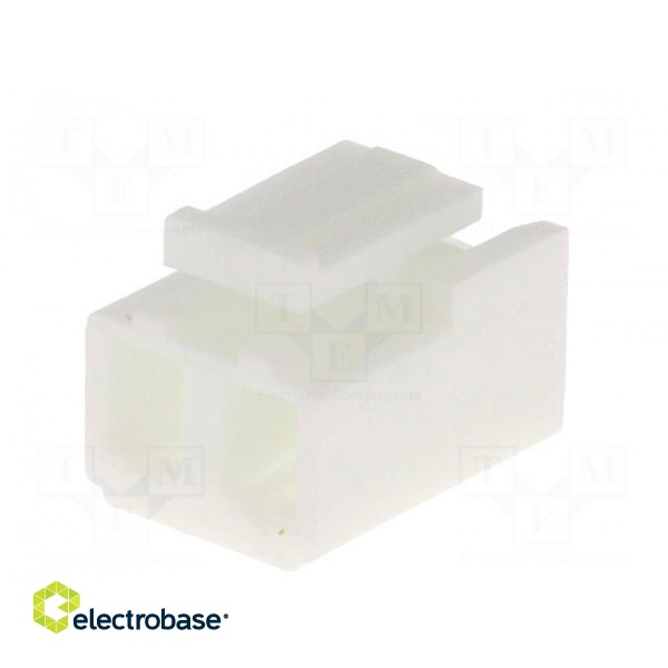 Plug | wire-board | female | 5mm | PIN: 2 | white | Type: w/o contacts image 6