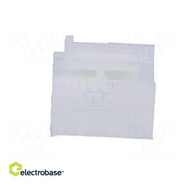Plug | wire-board | female | 5mm | PIN: 3 | white | Type: w/o contacts image 7