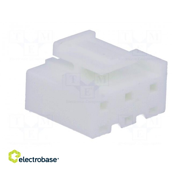 Plug | wire-board | female | 5mm | PIN: 3 | white | Type: w/o contacts image 8