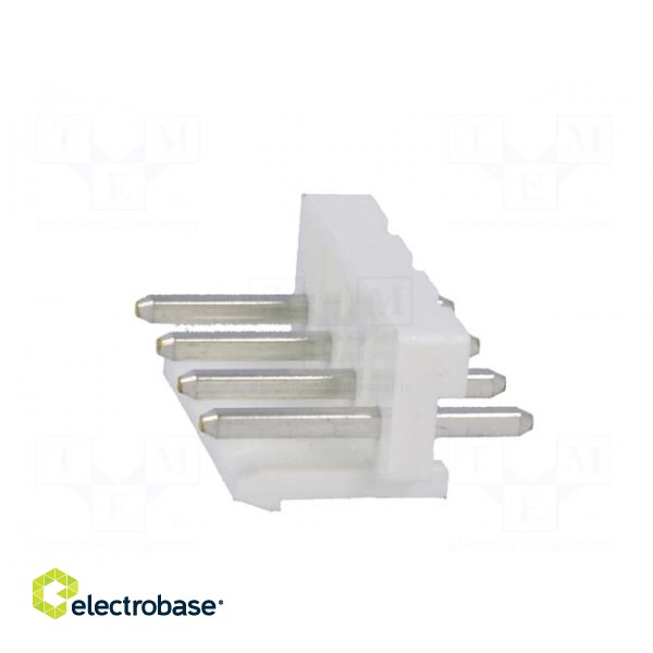 Socket | wire-board | male | 5mm | PIN: 4 | white image 3