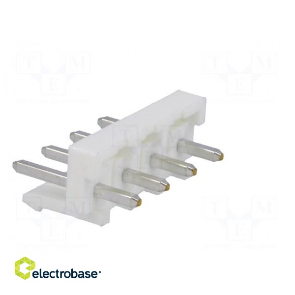 Socket | wire-board | male | 5mm | PIN: 4 | white image 4
