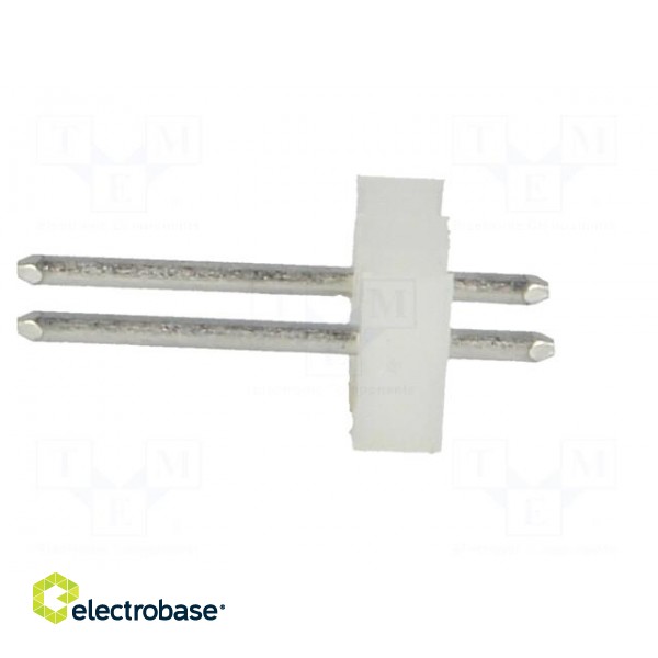Socket | wire-board | male | KK | 5.08mm | PIN: 2 | round contacts | THT image 3