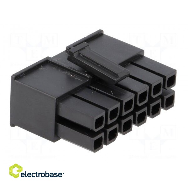 Plug | wire-wire/PCB | female | Mega-Fit | 5.7mm | PIN: 12 | UL94V-0 | 23A image 8