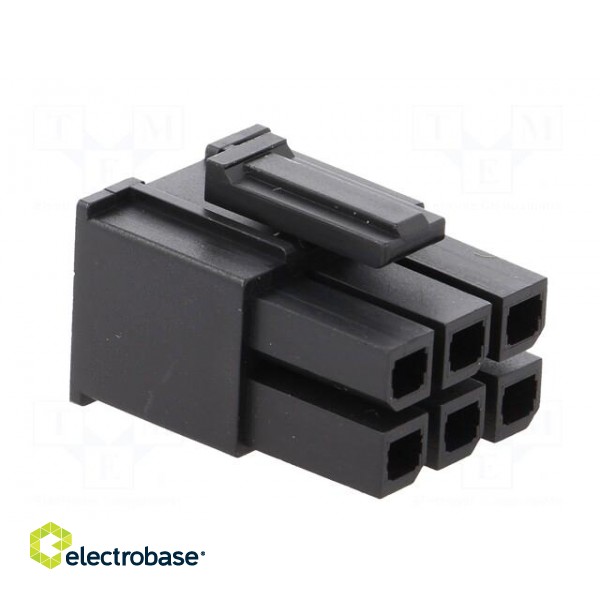 Plug | wire-wire/PCB | female | Mega-Fit | 5.7mm | PIN: 6 | UL94V-0 | 23A image 8