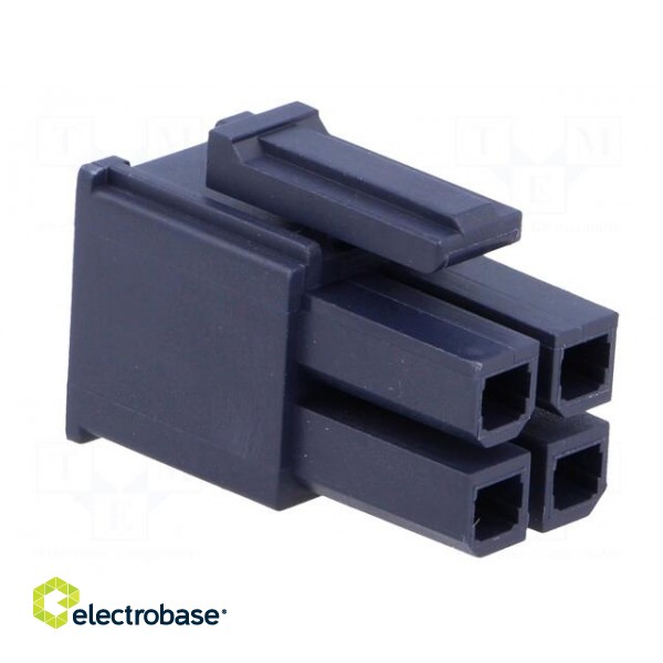 Plug | wire-wire/PCB | female | Mega-Fit | 5.7mm | PIN: 4 | UL94V-2 | 23A image 8