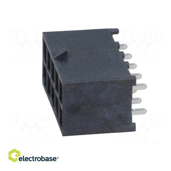 Socket | wire-board | male | Mega-Fit | 5.7mm | PIN: 10 | Layout: 2x5 | 23A image 3